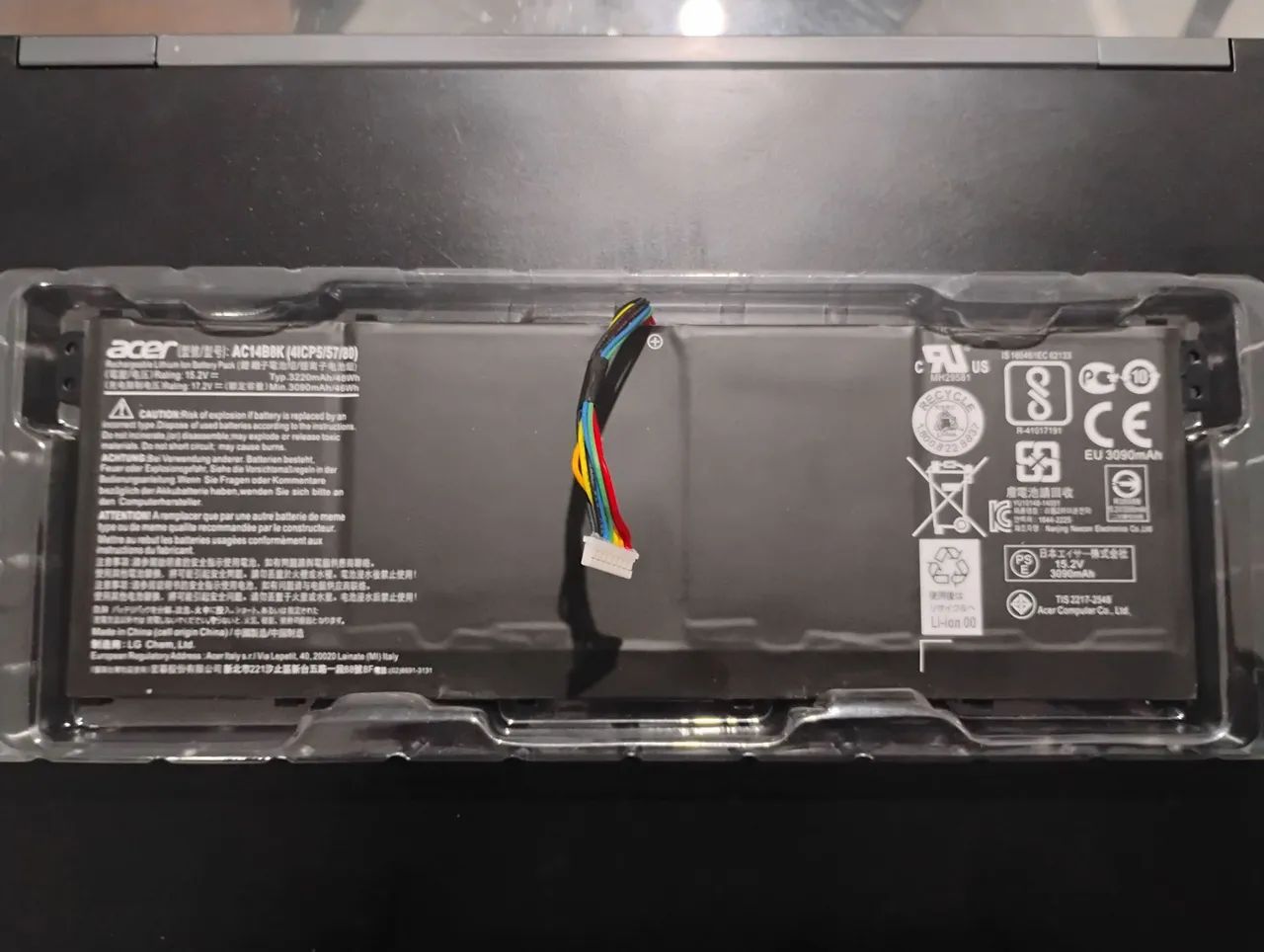 Bateria Notebook Gamer Acer Nitro 5 An 515 - sem uso - Foto 2