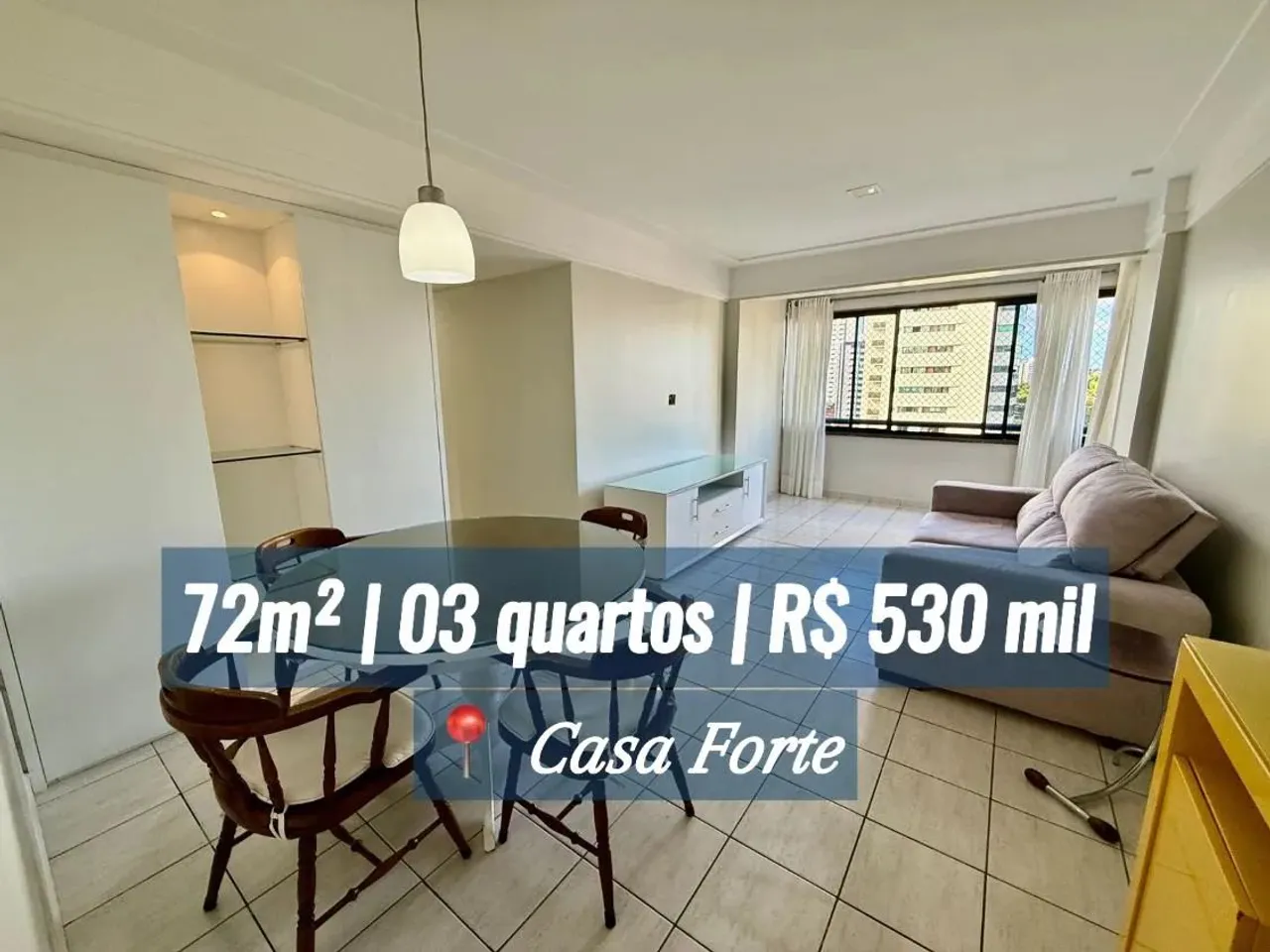 Casa Forte | 03 quartos | R$ 530 mil