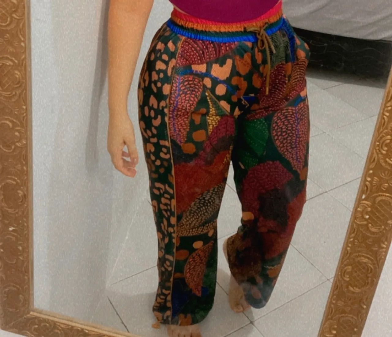 Calça Farm com estampa TAM G - Foto 2