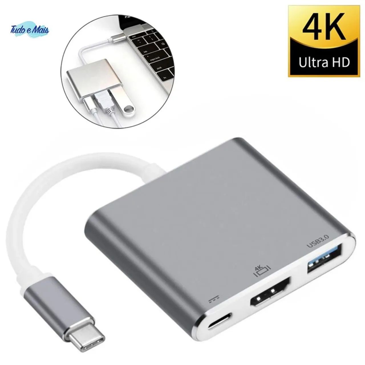 Cabo adaptador c para hdmi  - Foto 3