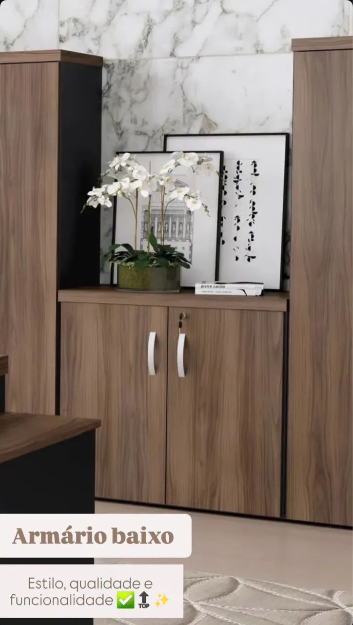 Conjunto ARMÁRIOS PARA ESCRITÓRIO - MÓVEIS IKONMIXOFFICE  - Foto 2