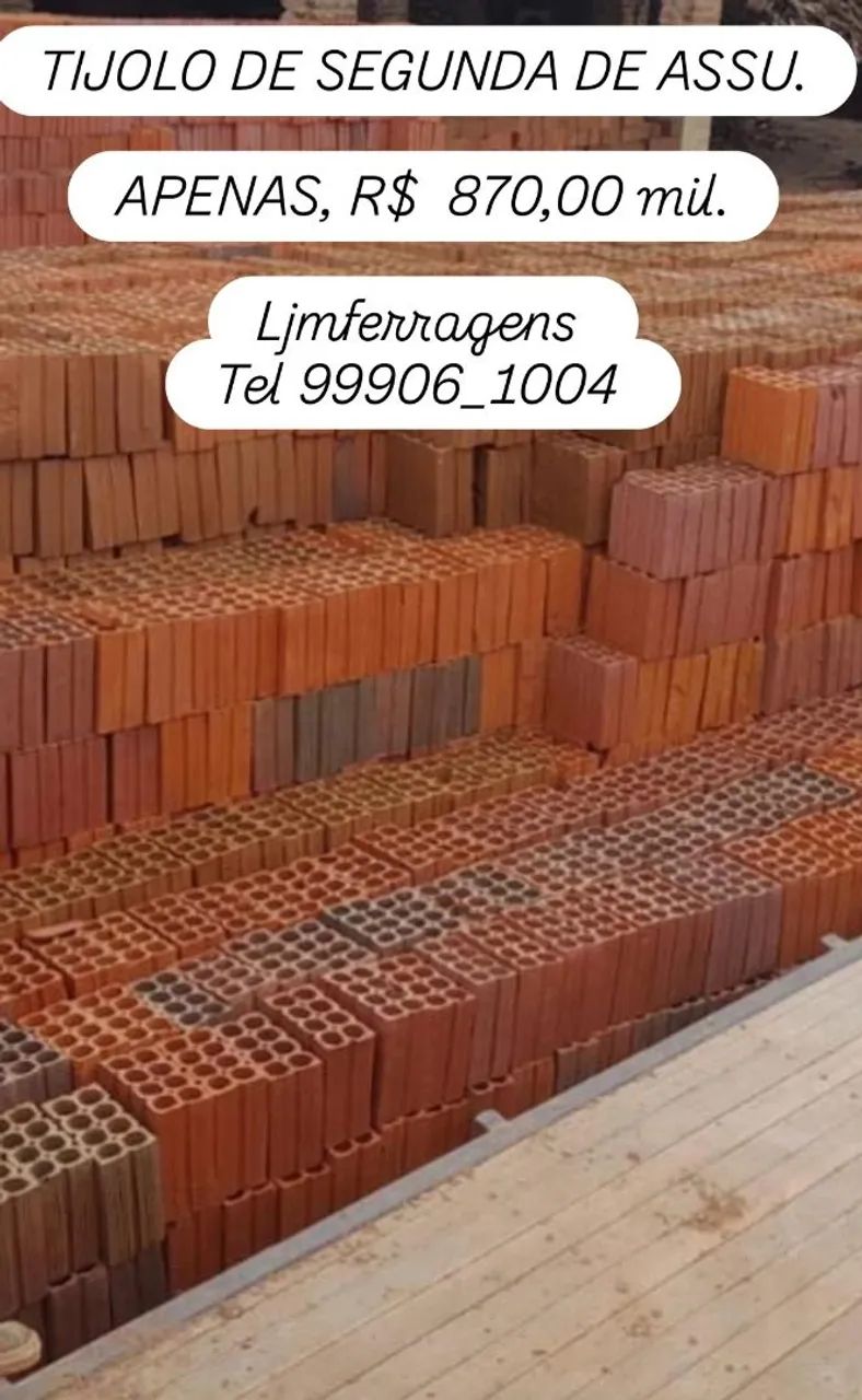 TIJOLO DE SEGUNDA DE ASSU.64319605184898120
