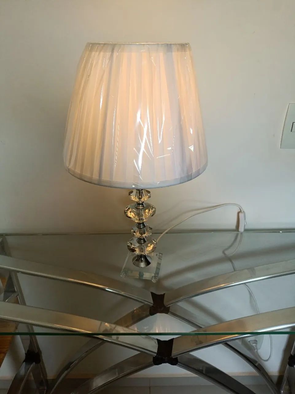 Luminária de Mesa de Cristal - Foto 4