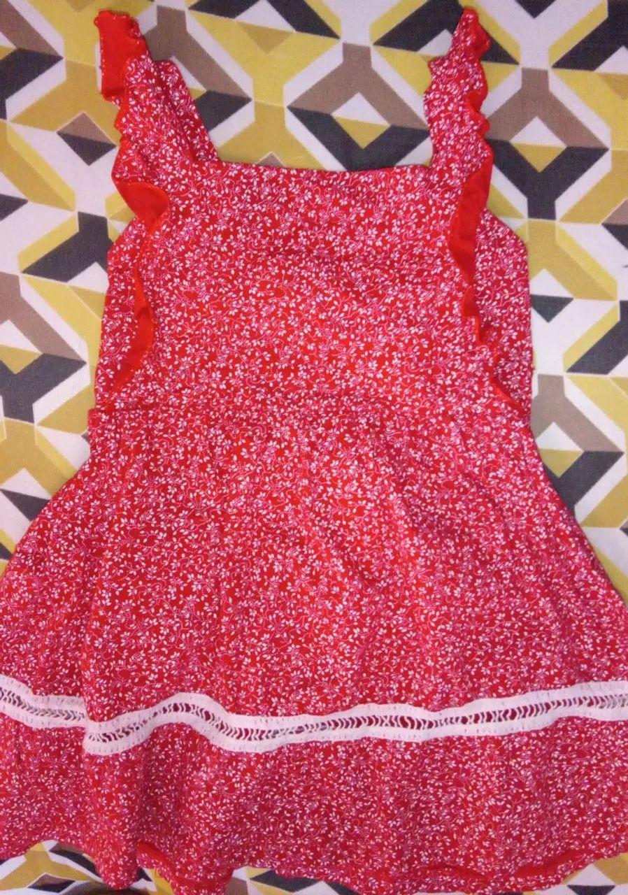 Vestido infantil florido - Foto 3