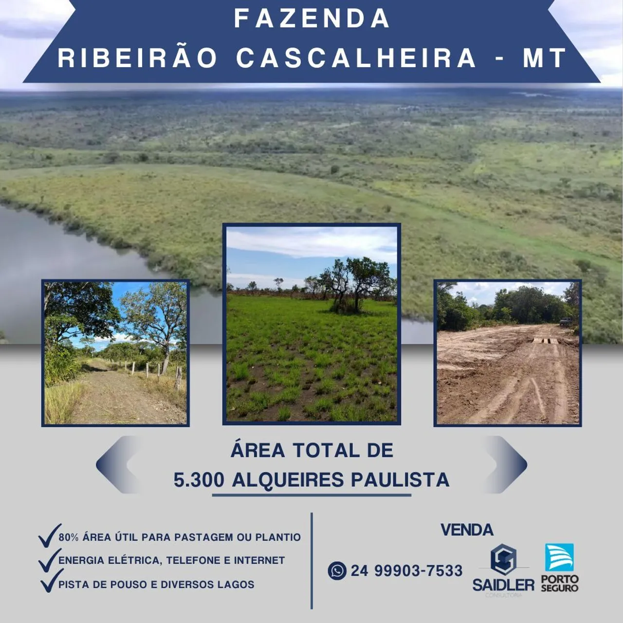 Fazenda em Ribeirão Cascalheira MT, 12.932 hectares