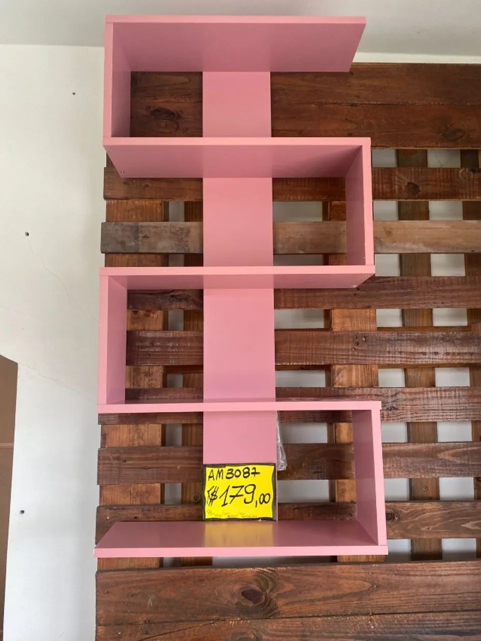 NICHO COM PRATELEIRAS ROSA - Foto 4