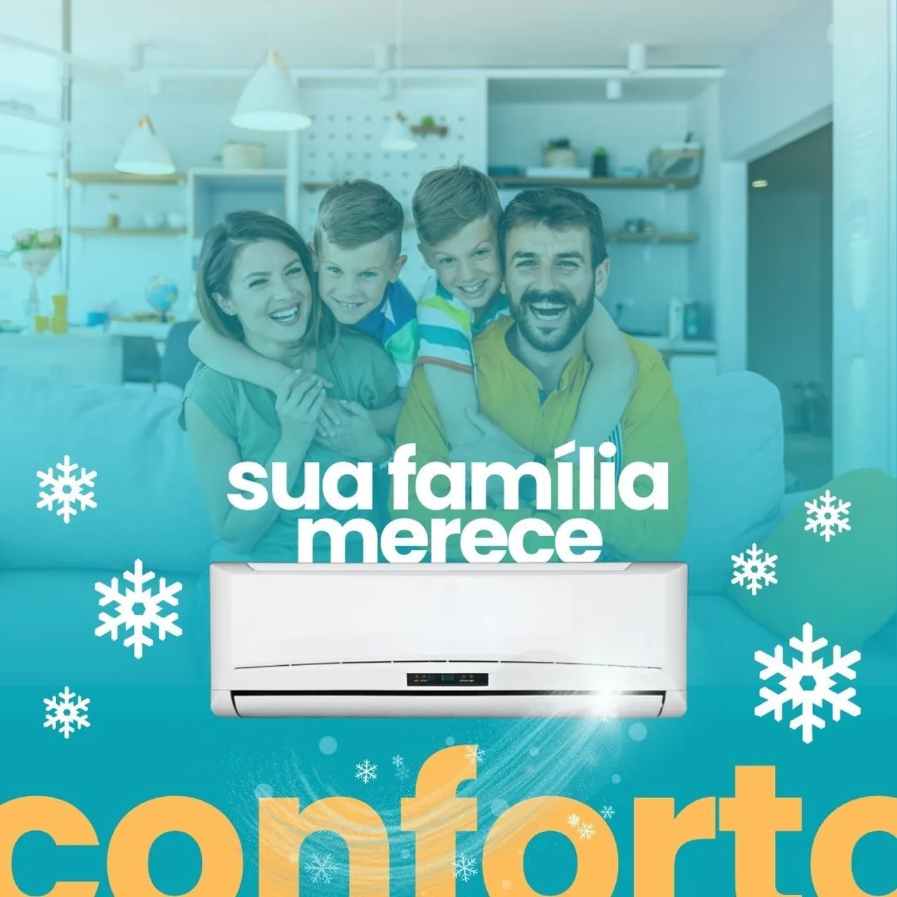 Ar condicionado para sua família: conforto garantido!