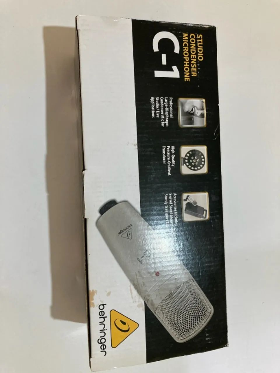 Quase Novo! Microfone Condensador Behringer C1 Dourado + de 30% OFF - Foto 4