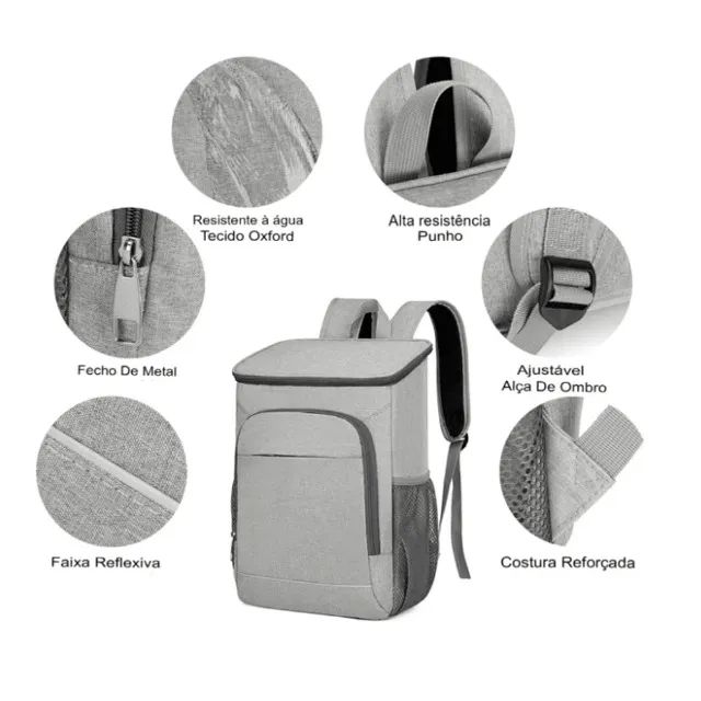 Bolsa Térmica Para Bebida - Grande - Foto 5