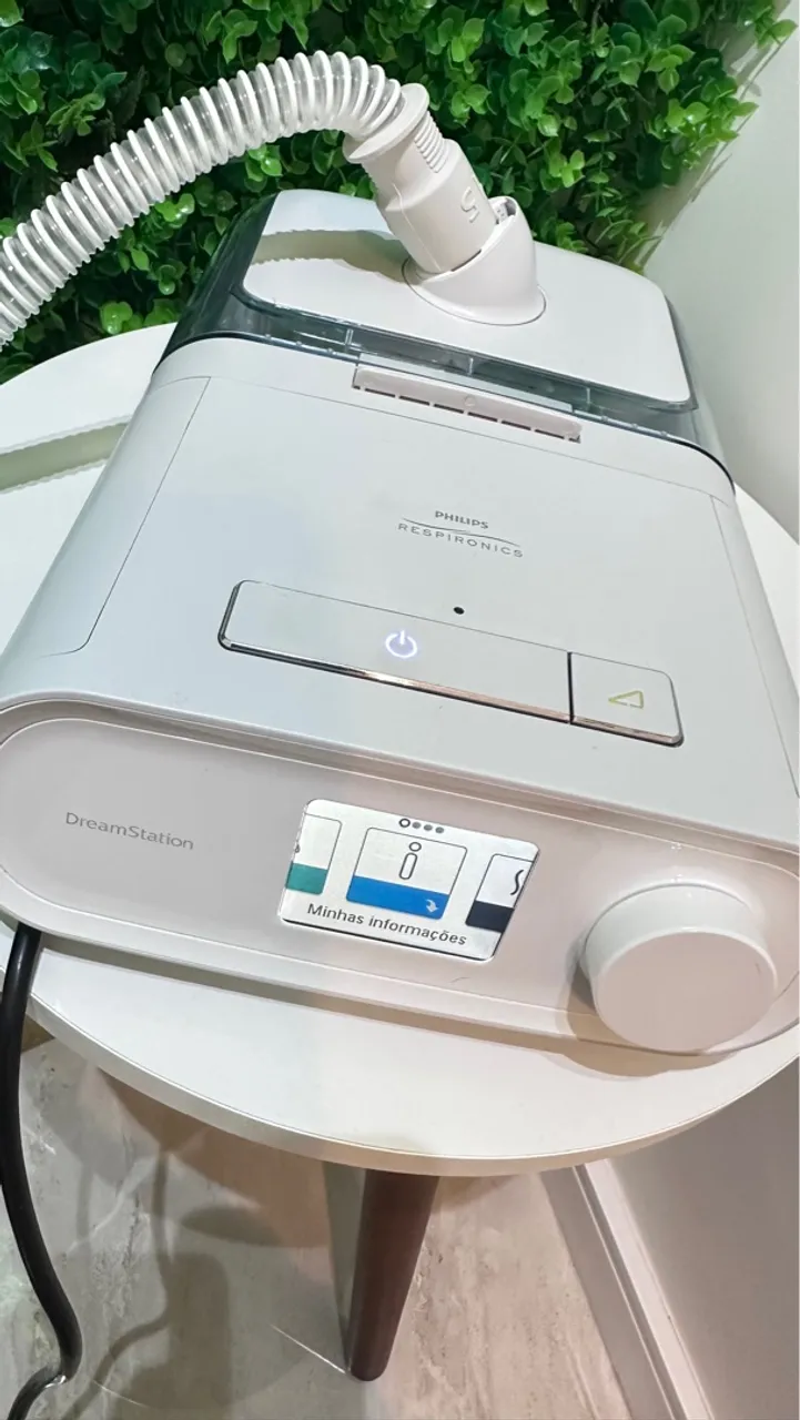 CPAP DreamStation Auto, muito silencioso, ensino a utilizar.