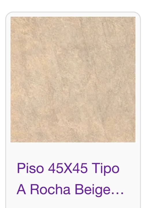 Piso 45x45 Tipo A Rocha Bege