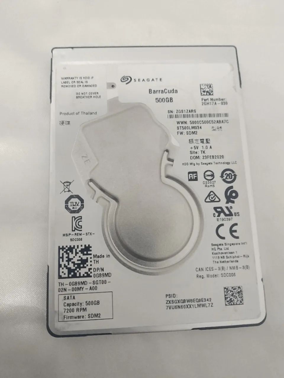 Interno Seagate Barracuda Pro St500lm034 500gb - Saudável - Foto 3