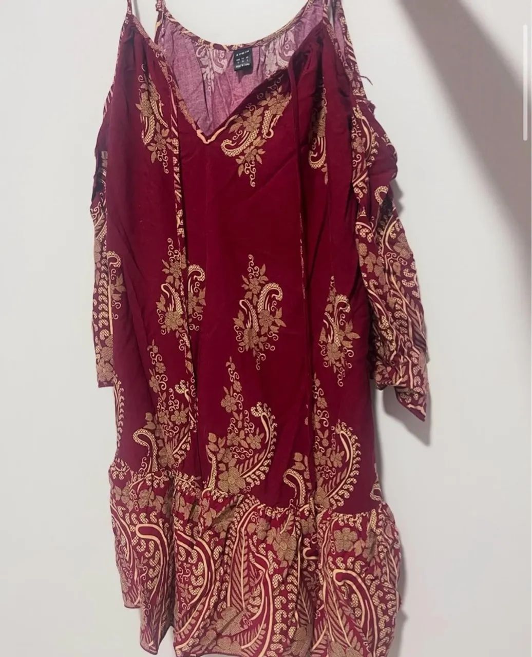 Vestido Feminino Estampado Vermelho