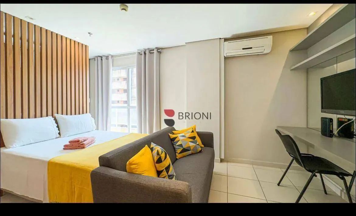 Apartamento com 1 Quarto para alugar, 27m² - Edifício Monte Santo