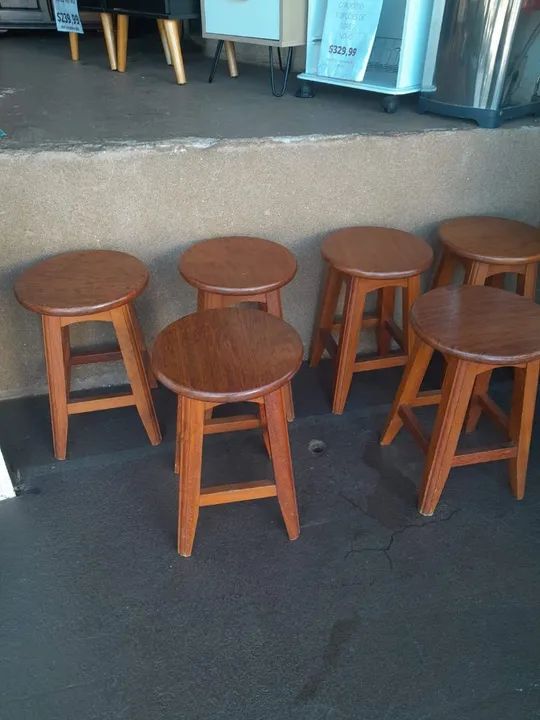 Banqueta Avulsa em Madeira - Super Reforçada - Foto 2