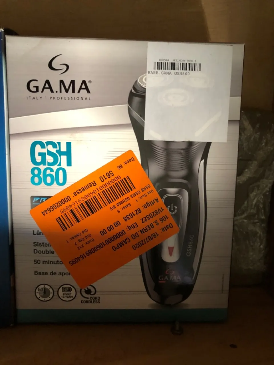 Máquina de Barbear Gama GSH860 - Nova
