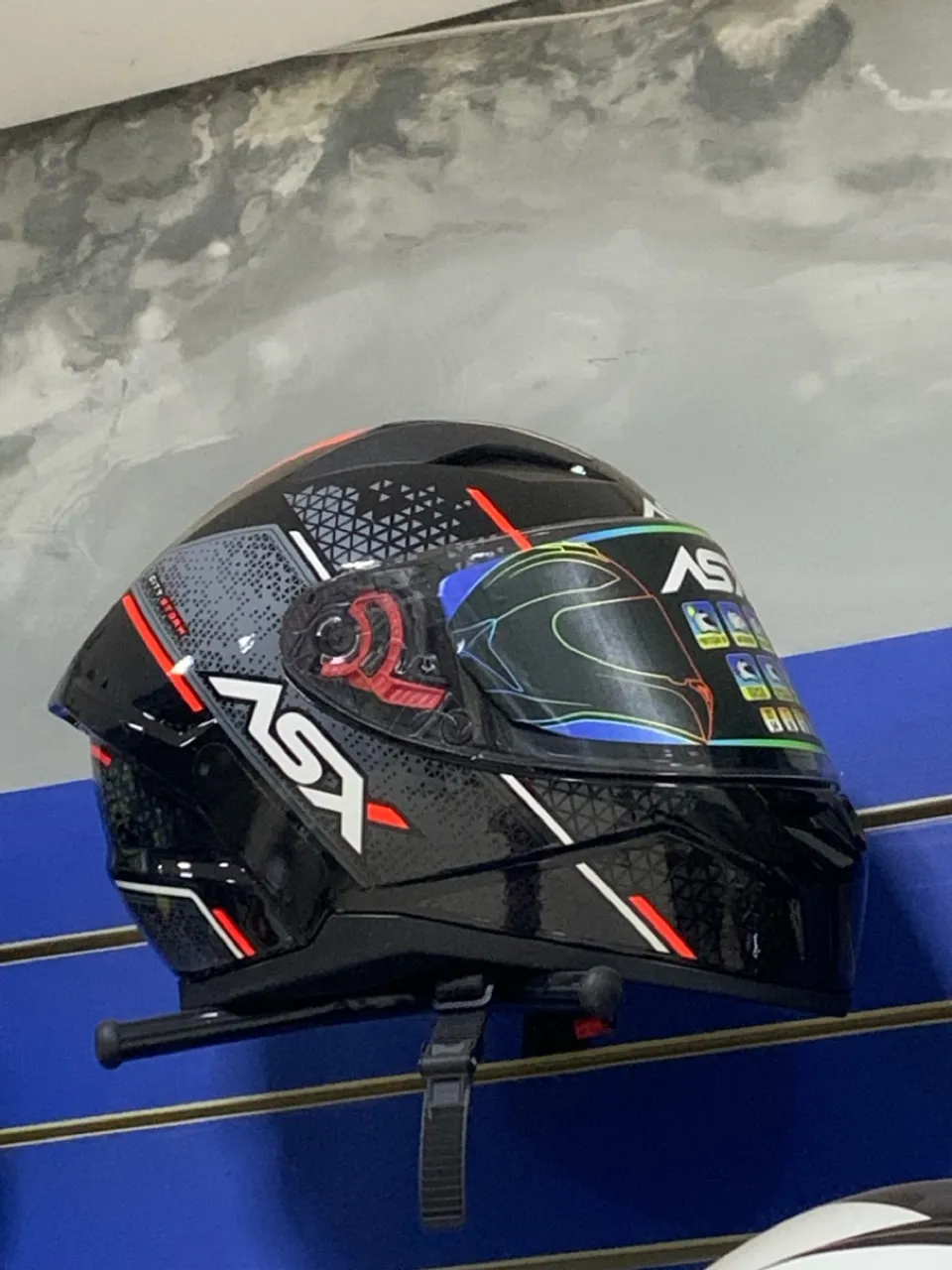 Capacete ASX City Storm - Preto e Design Moderno