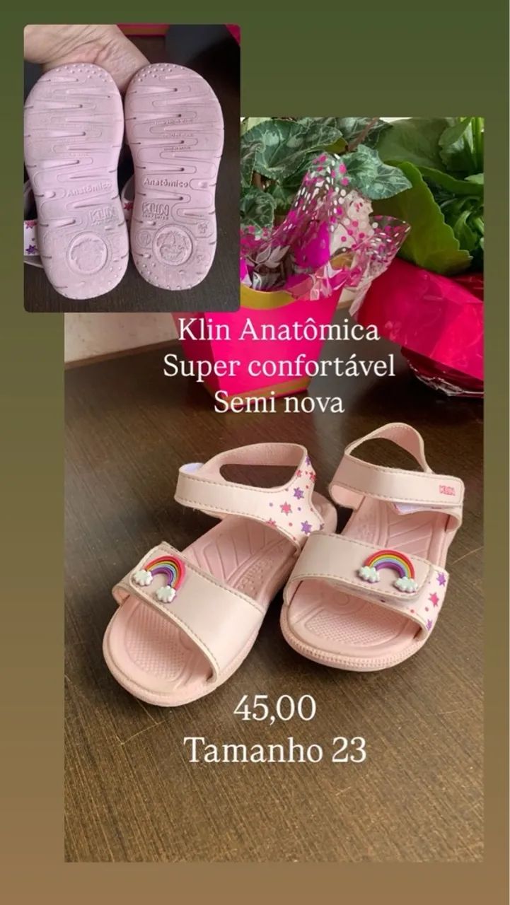 Sandália Klin Anatômica Tamanho 23