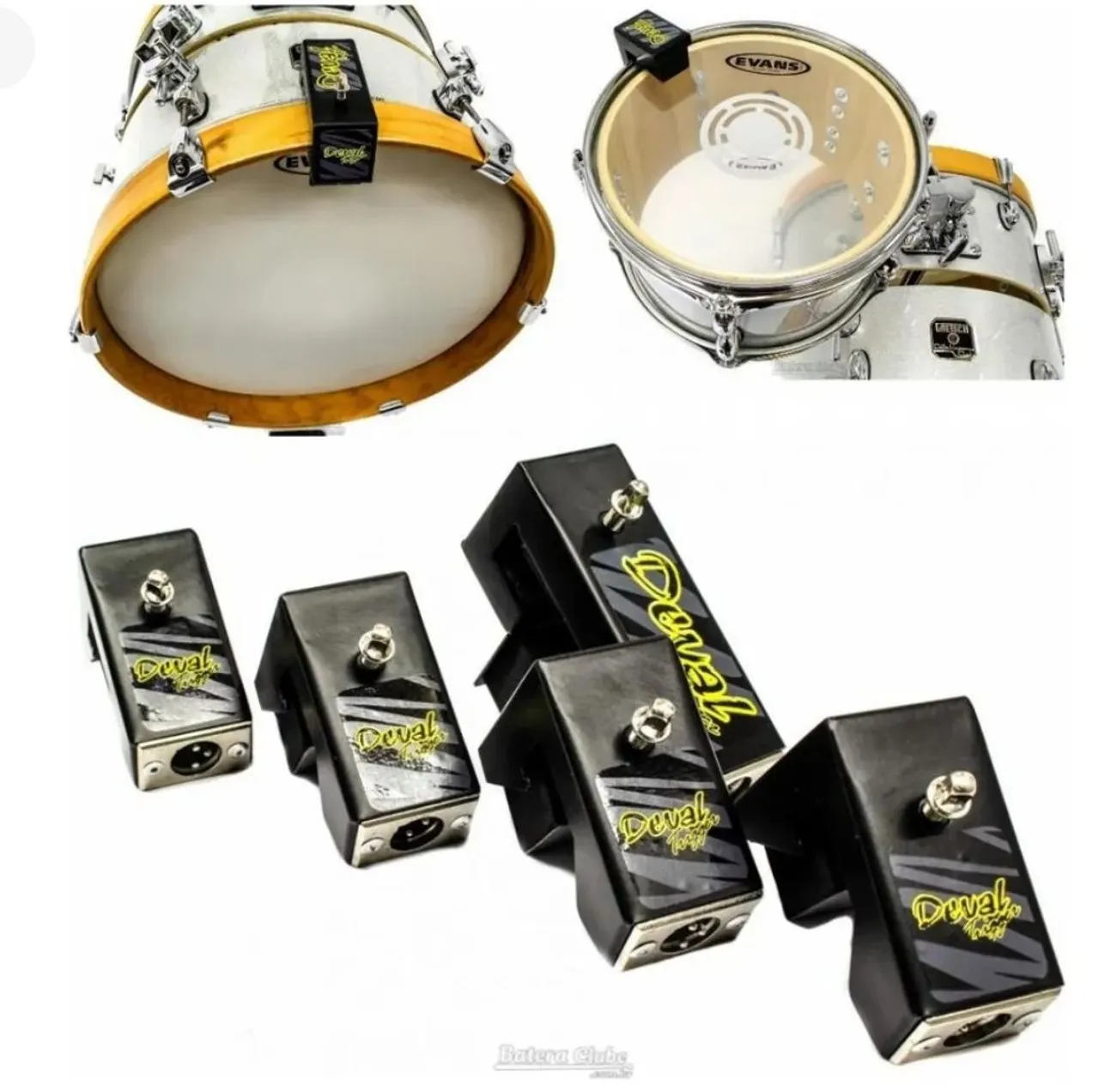Kit triguers Deval Drums - Kit Completo