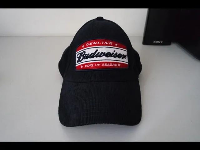 Boné Marca Budweiser - Original. Cor Azul - Fechamento Traseiro Ajustável- Importado!