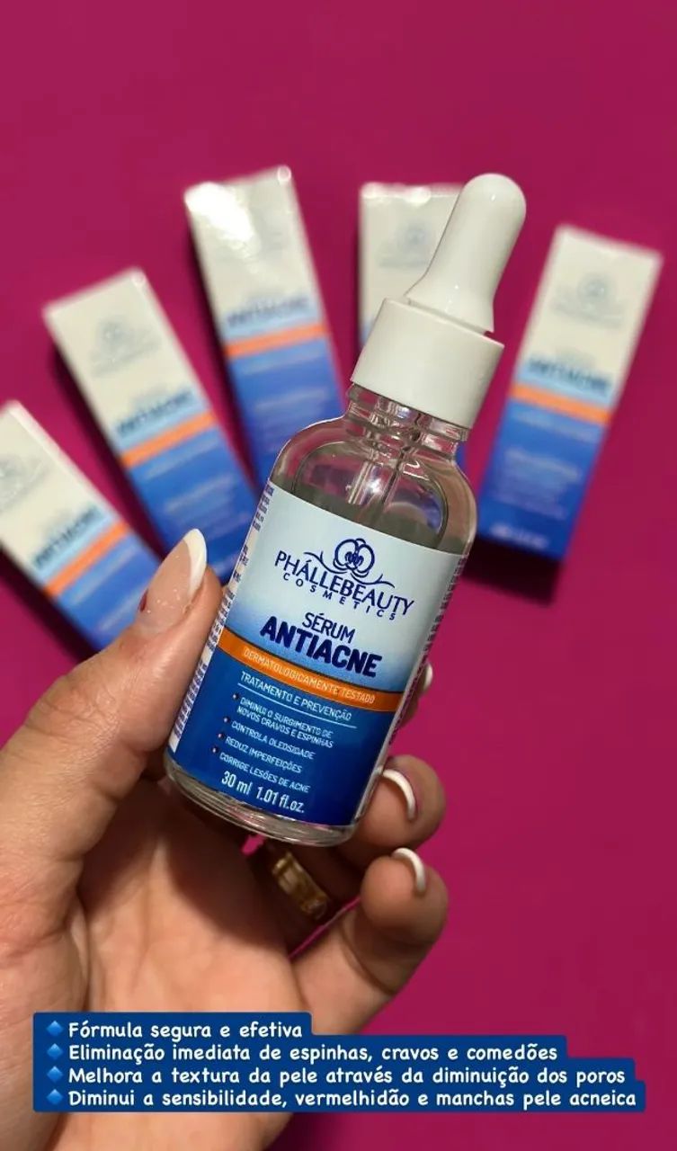Sérum Anti-Acne Phallebeauty - Tratamento e Prevenção - Foto 2