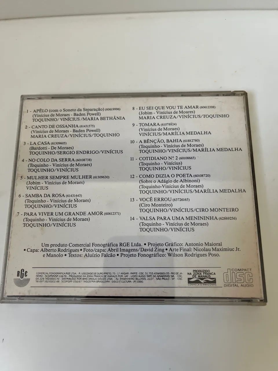 Cd Vinicius e Amigos-10 anos sem Vinicius - Foto 2