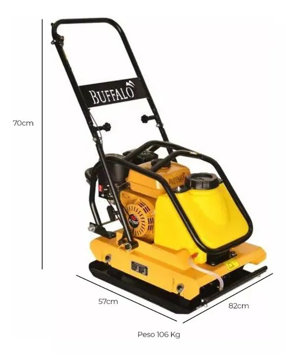 Placa Vibratoria Gasolina 4t 7cv 208cc Bfg95 Partida Manual - Foto 2