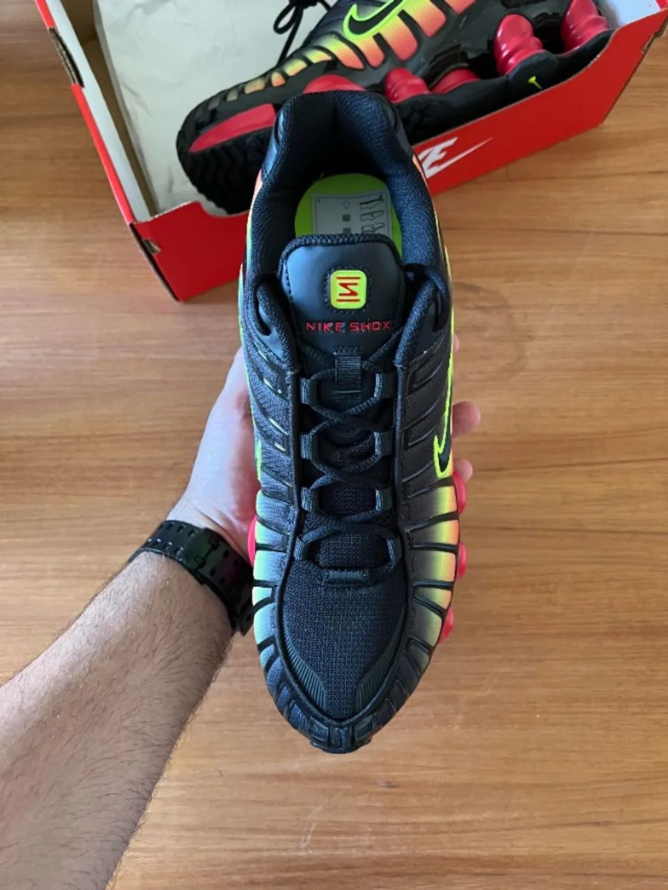 Tênis Nike Shox TL Volt Fire Red - Foto 3