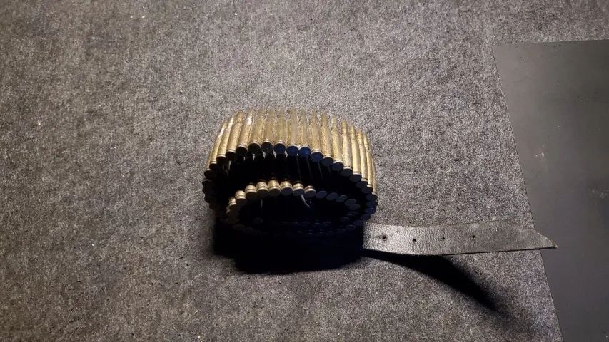 Cinto de Bala - Bullet Belt Rock / Metal - Foto 3