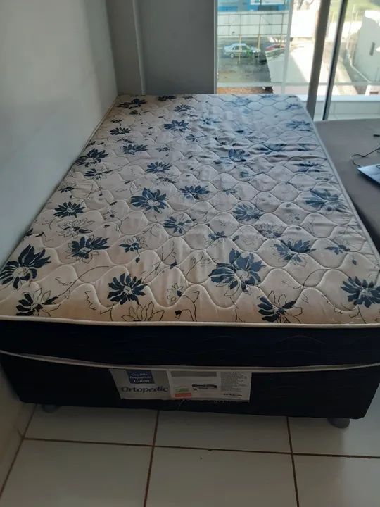 Cama Box Queen com Colchão Ortopédico - Foto 2