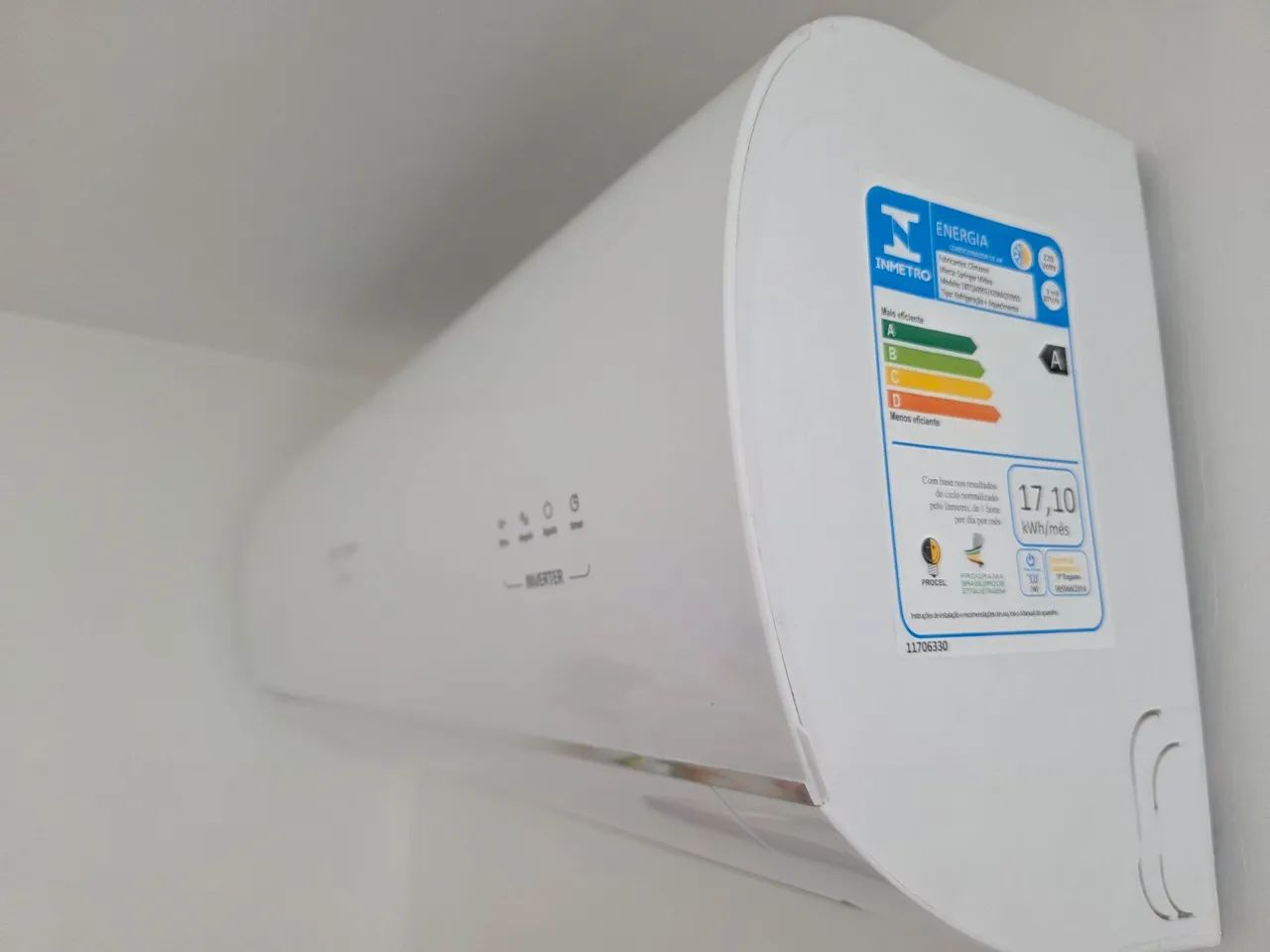 Evaporadora Springer Midea 9.000 BTUs - Unidade Interna + Controle<br> - Foto 2