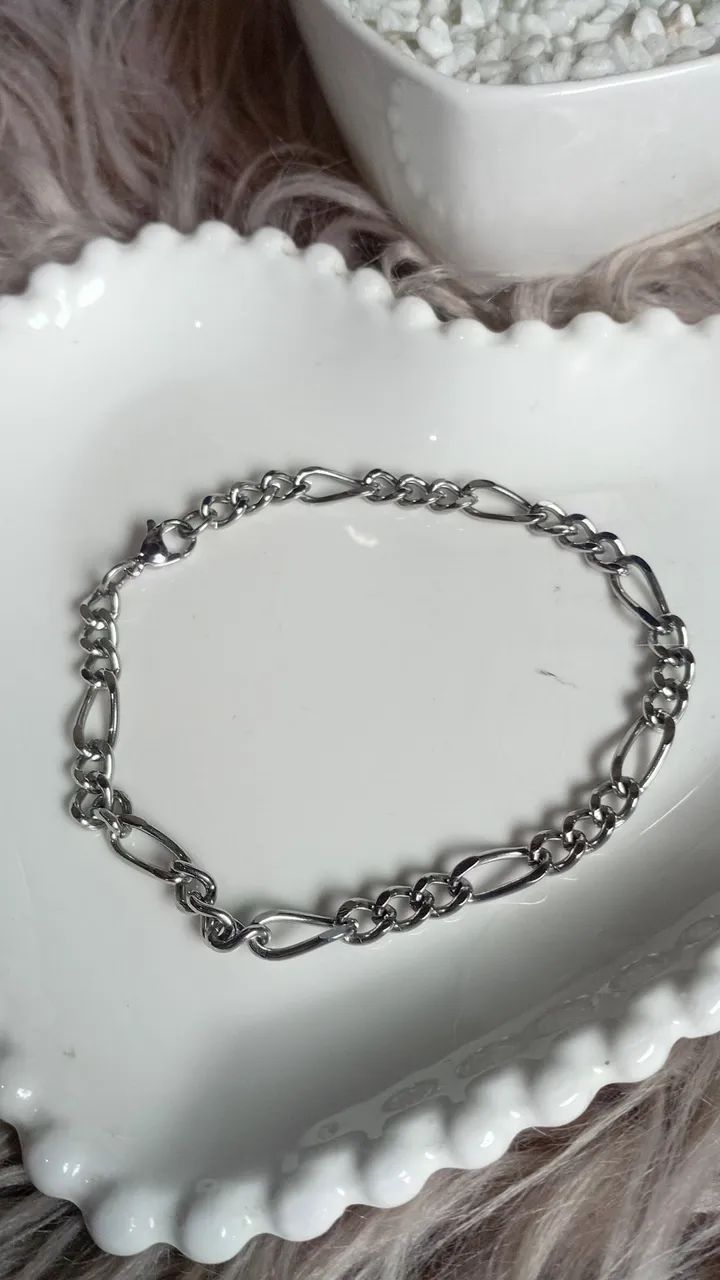 Pulseira de aço inoxidável Masculina  - Foto 3