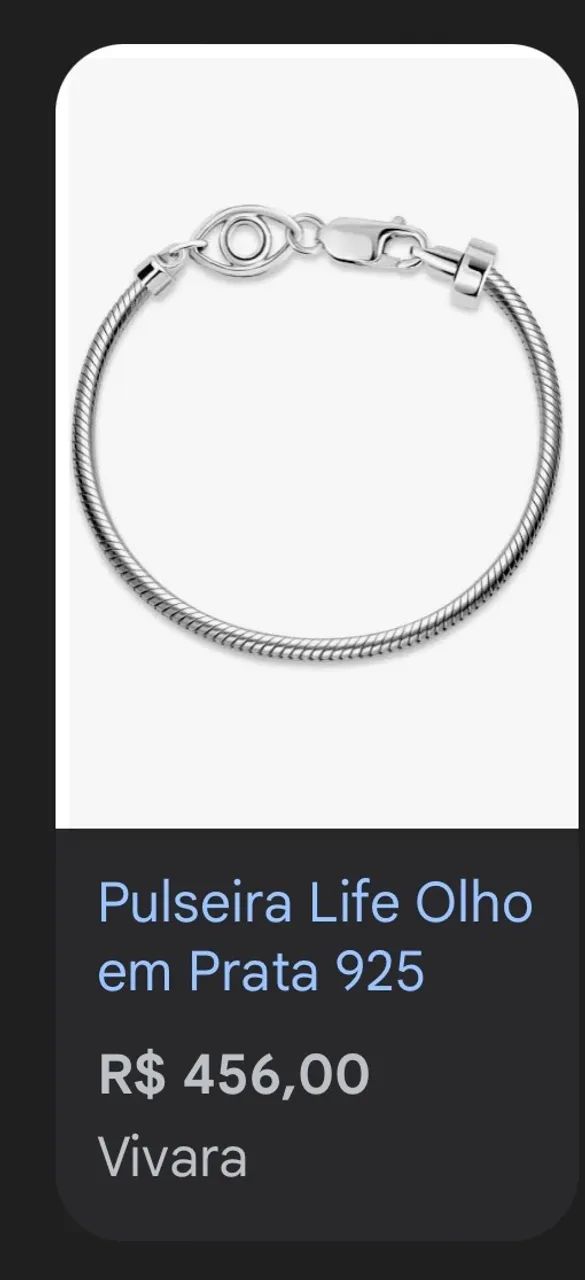Pulseira life by vivara olho grego - Foto 4