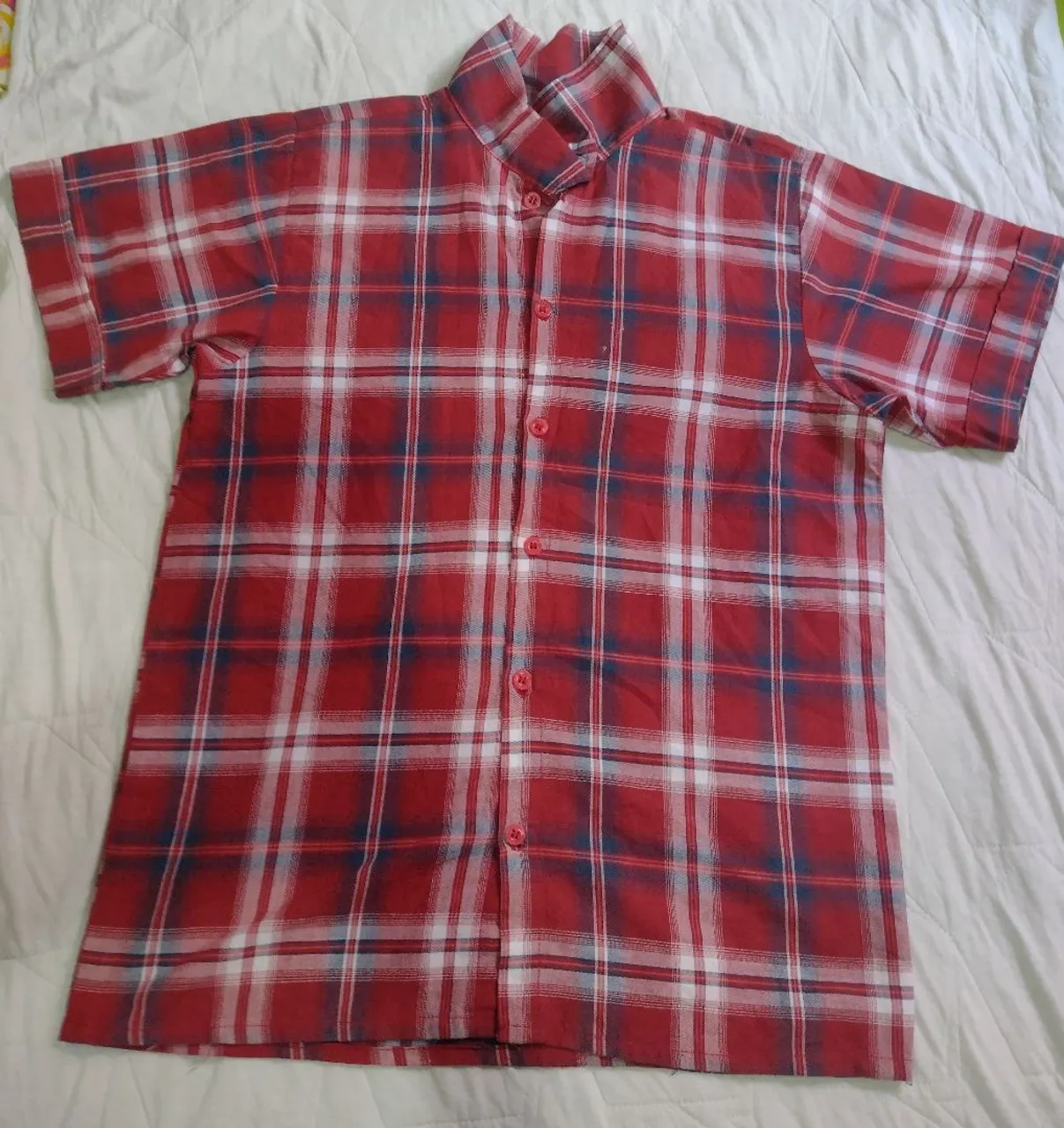 Camisa Xadrez Vermelha