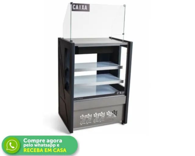 Balcão Caixa 80CM Polar Com Gaveta 