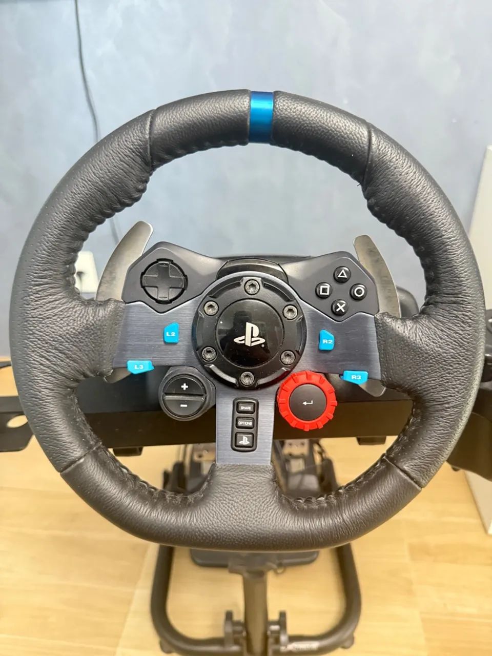 Cockpit com volante, pedal e câmbio - Foto 3
