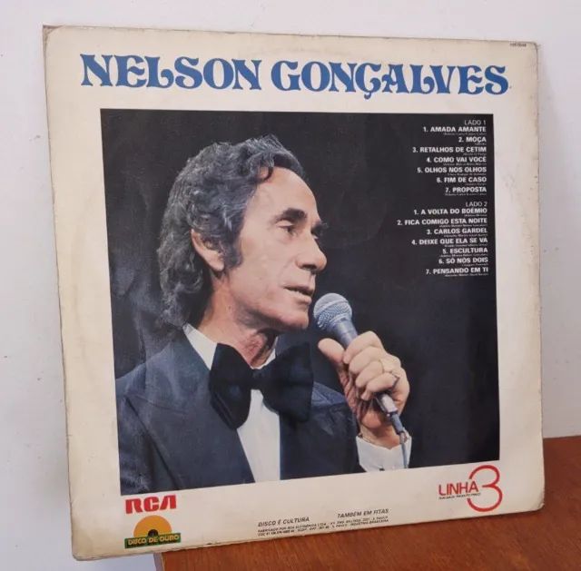 LP Disco de Vinil 12" Nelson Gonçalves Linha 3 Disco de Ouro RCA / Dynaflex 1979 - Foto 2
