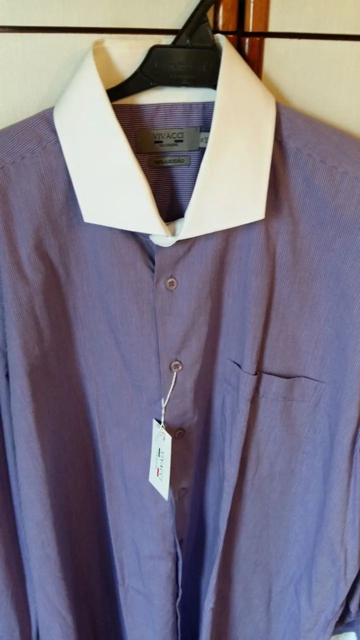 Camisa VIVACCI manga longa - nova - Foto 5