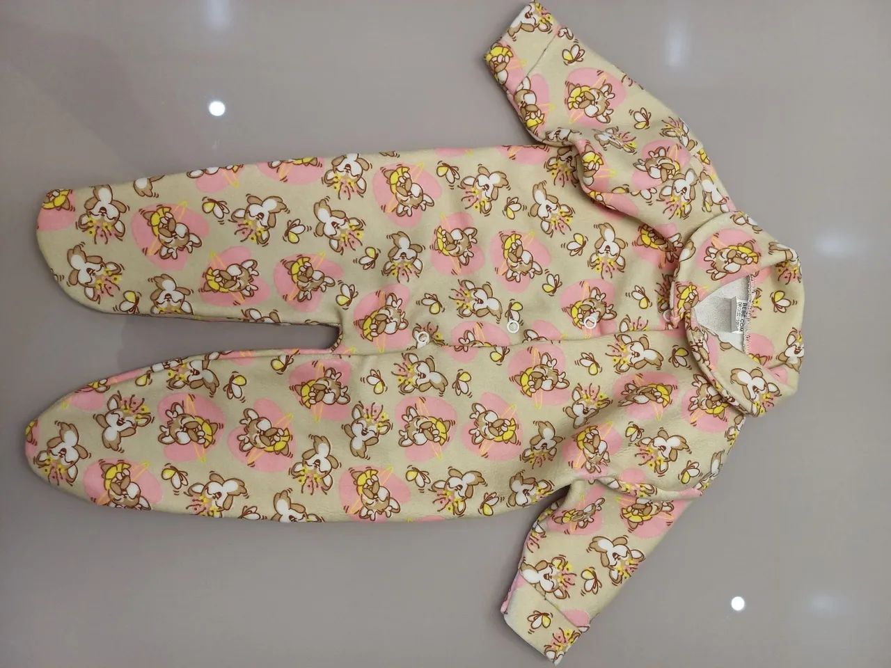 Kit 2 Macacões Pijama Tecido suplex - G - Foto 3