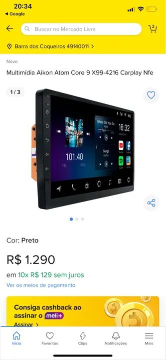Central Multimídia Proton Aikon i-Cartablet Android - Foto 2