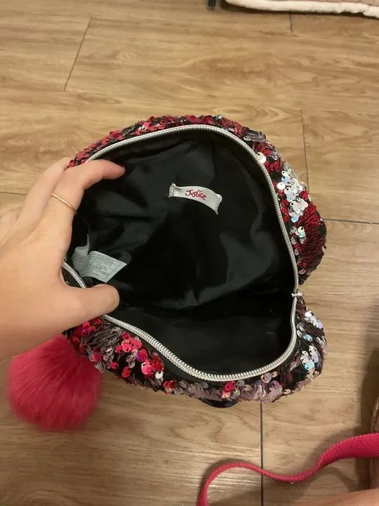 Mochila paetê da Justice - Foto 4