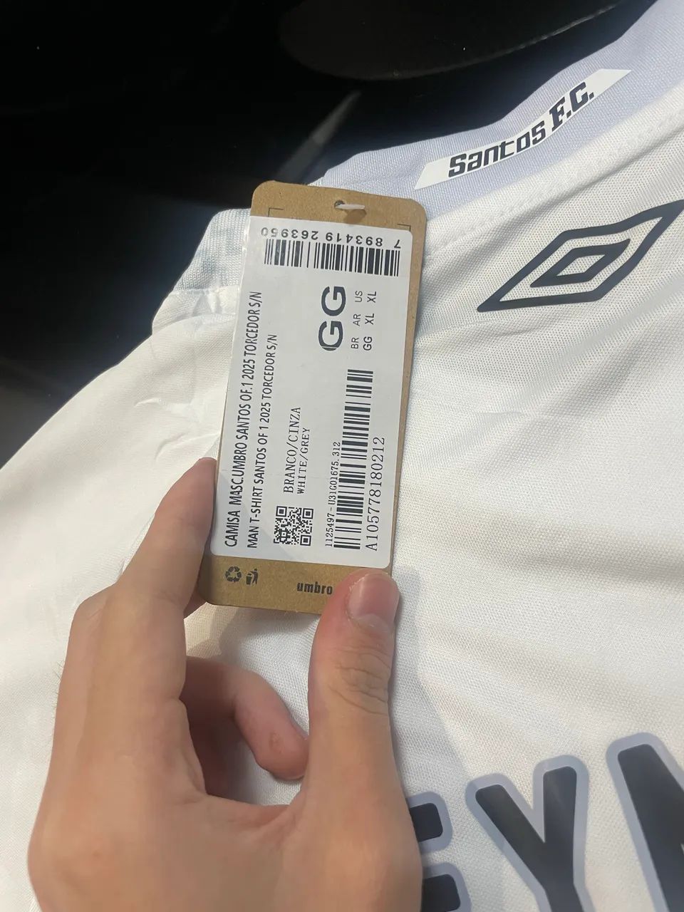 CAMISA SANTOS AUTOGRAFADA NEYMAR JR - Foto 3