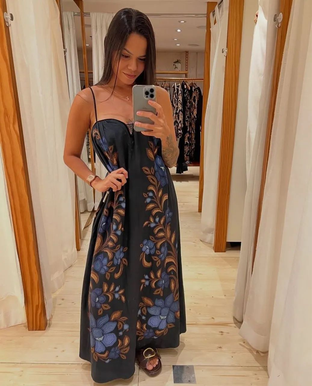 Vestido longo Farm - Foto 4