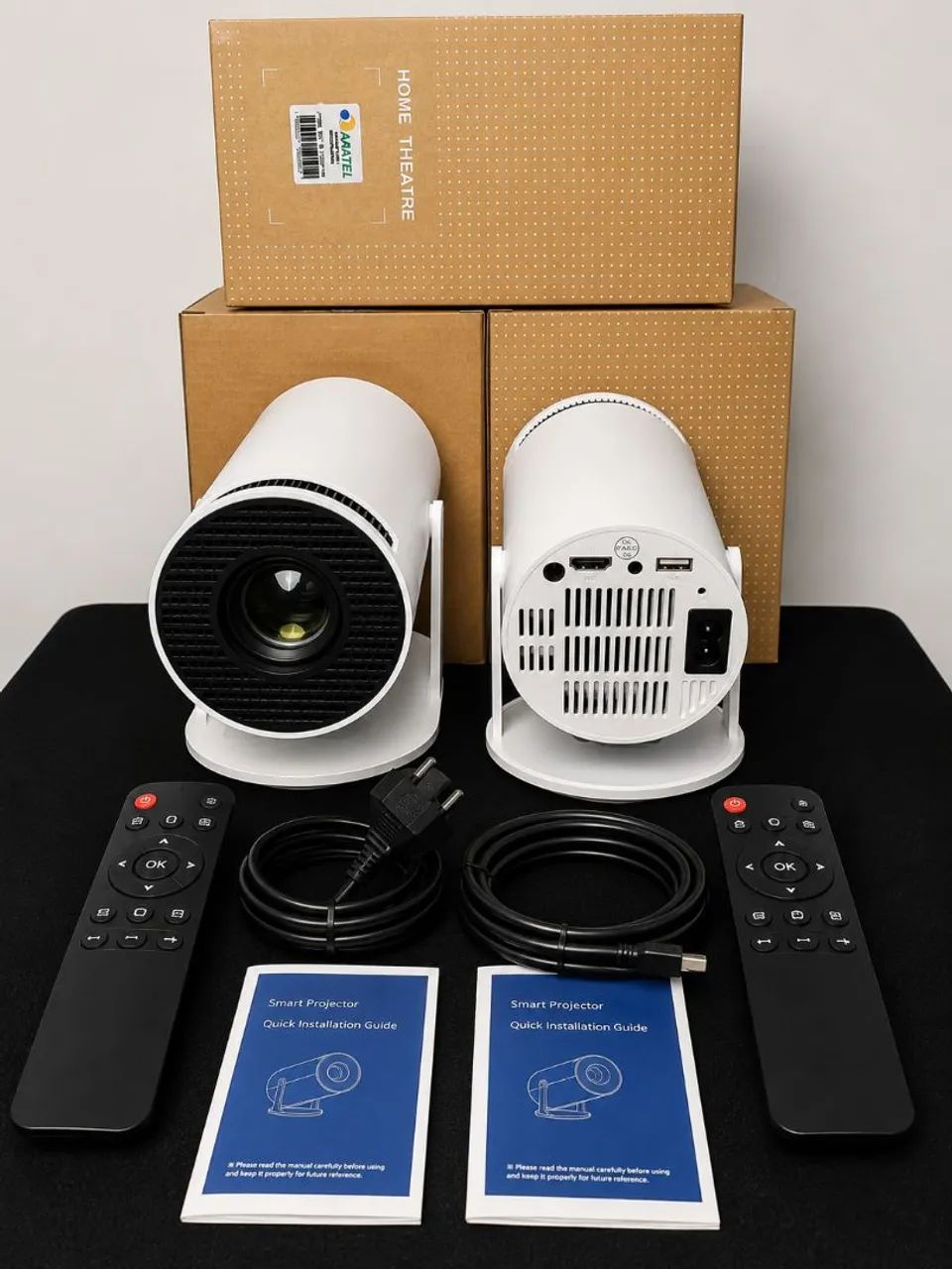 Projetor Smart de vídeo HDMI Hy300 - Tela até 150 polegadas + Streaming - Foto 3