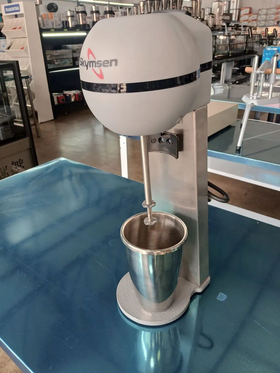 Batedor De Milk Shake Copo Inox 1 Haste Skymsen  - Foto 2