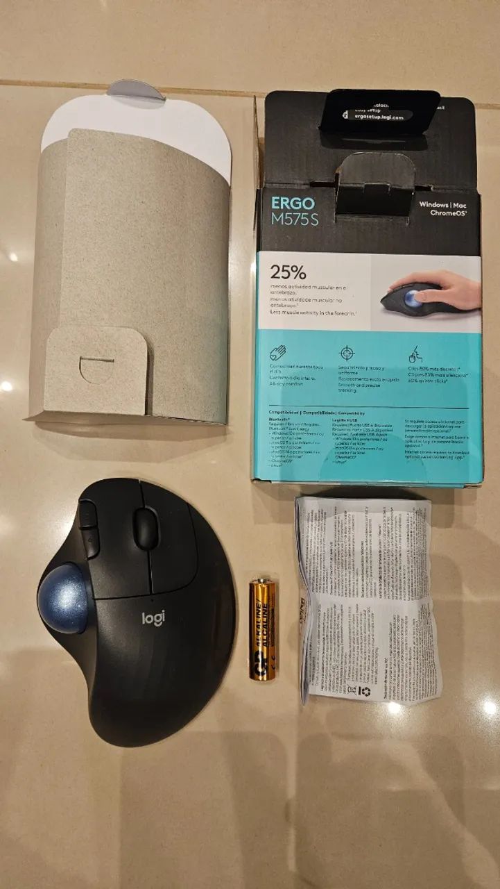 Mouse Trackball Logitech ERGO M575S - Foto 5