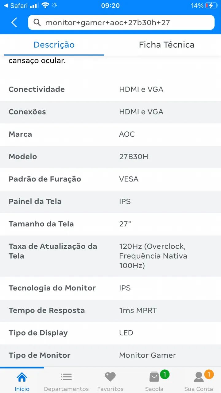 Monitor aoc  - Foto 4