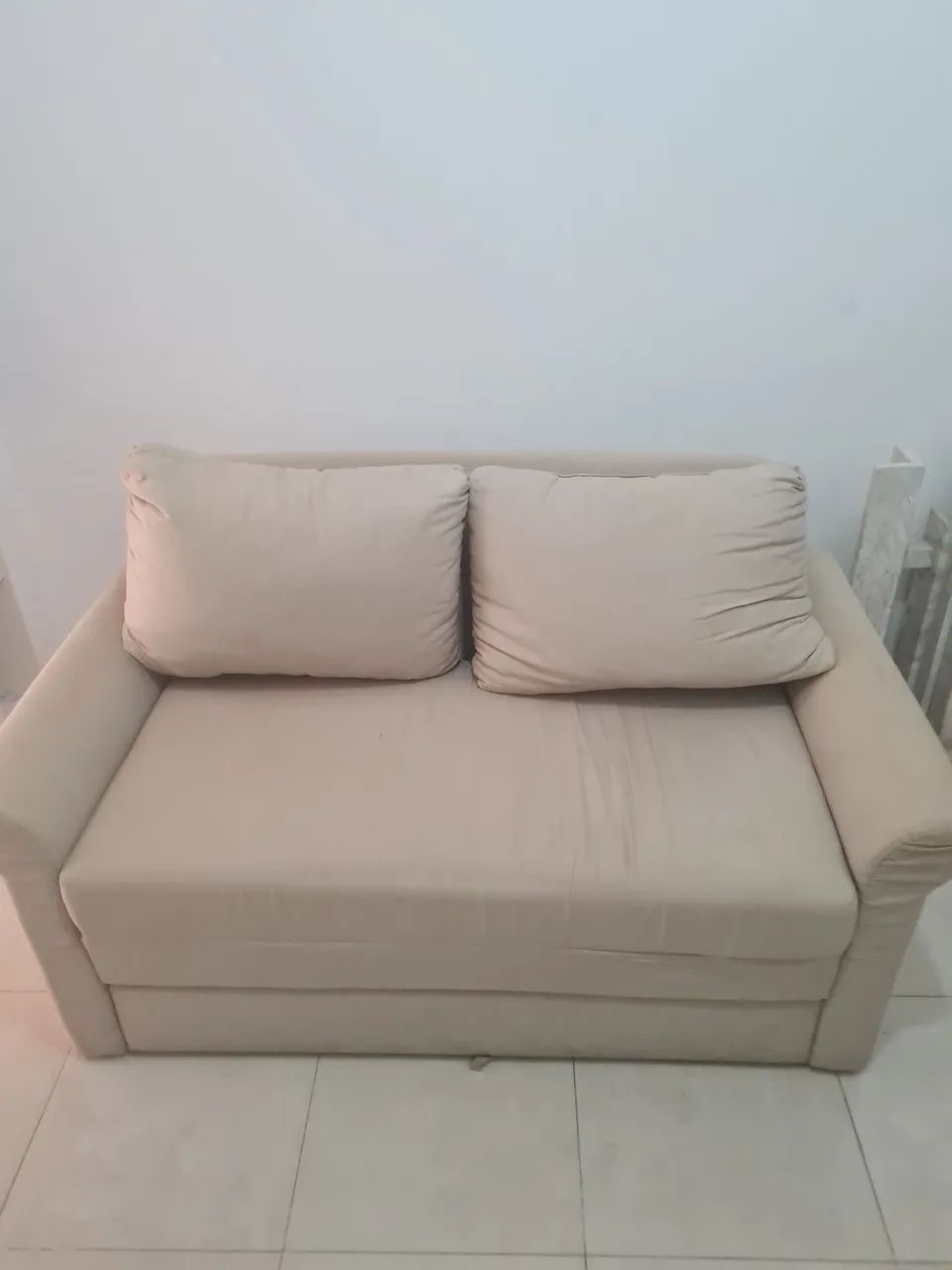 sofá cama baú 2 lugares retrátil