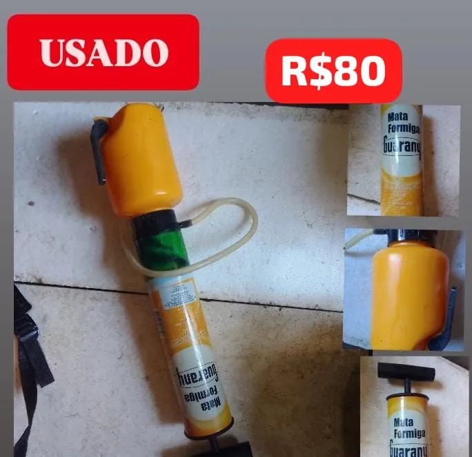 PULVERIZADOR MANUAL COMBATE DE FORMIGA 