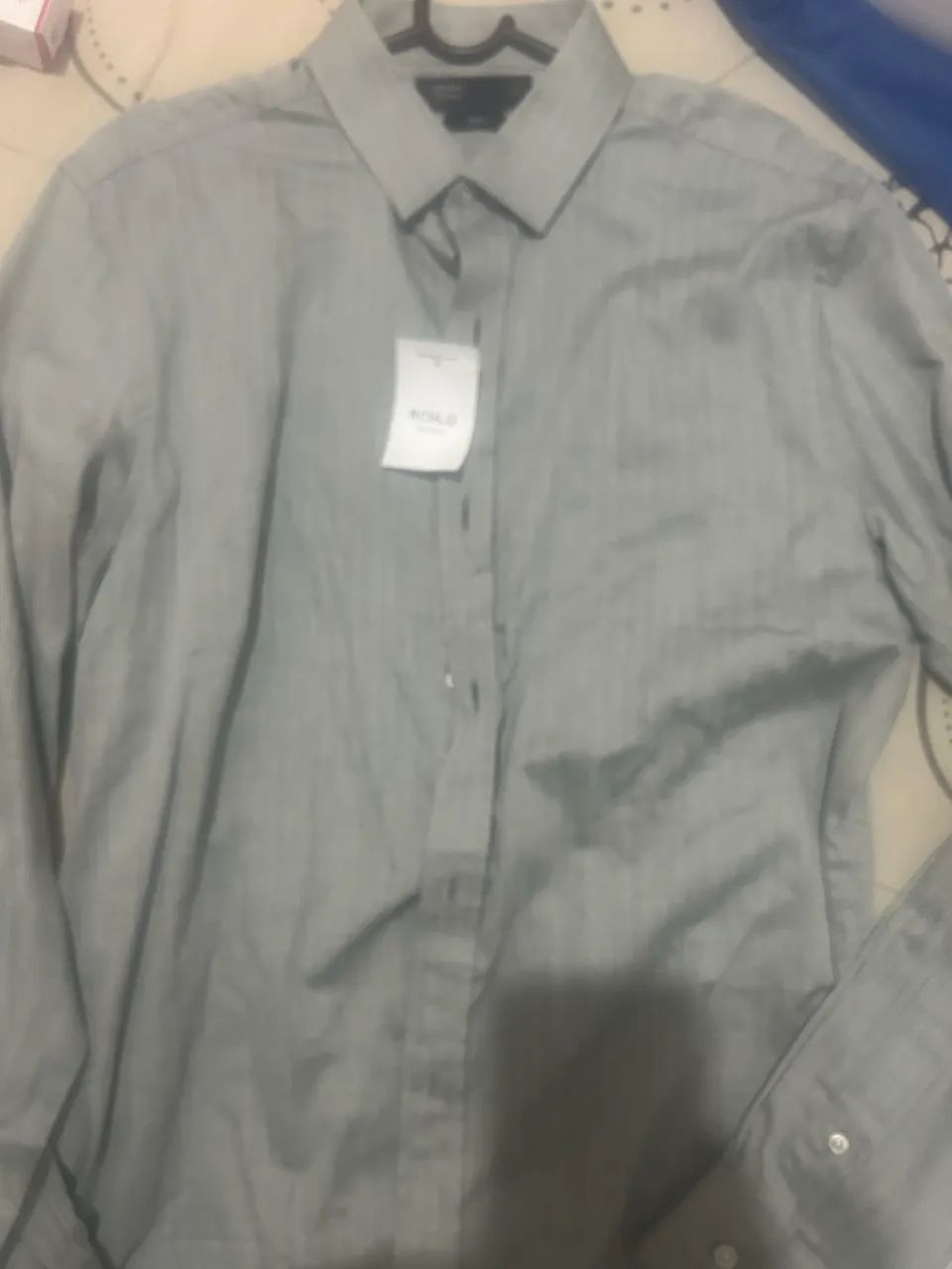 camisa manga longa, cinza. Nova. Nunca usada. - Foto 3